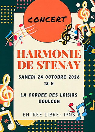 Concert de l'Harmonie de Stenay le samedi 24 octobre à Doulcon